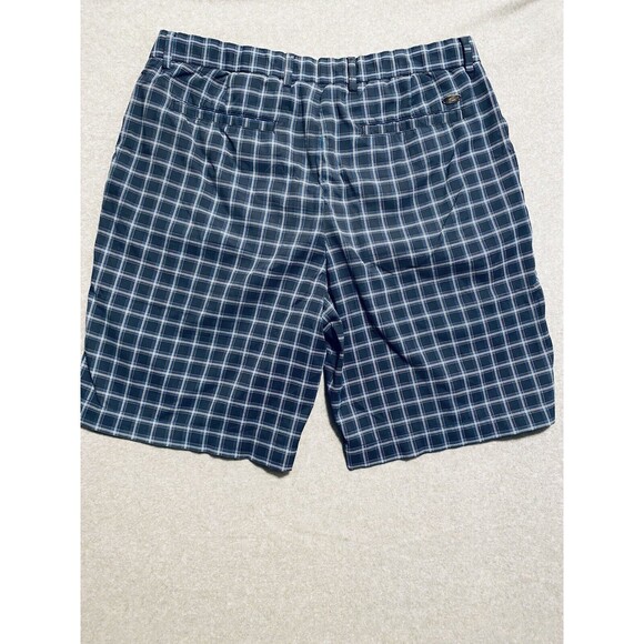 Greg Norman Golf Shorts Men's 34 Blue‎ Plaid 9.5 Inseam Casual Sport - Picture 6 of 9